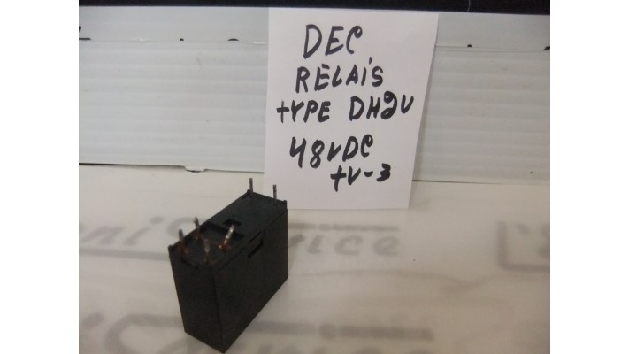DEC DH2U 48VDC relay TV-3